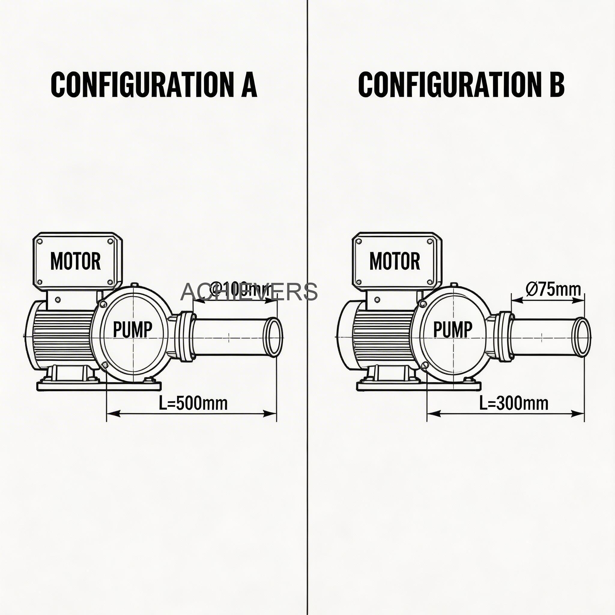 Technical comparison diagram highlighting the key differences between Fuel Nozzle variants