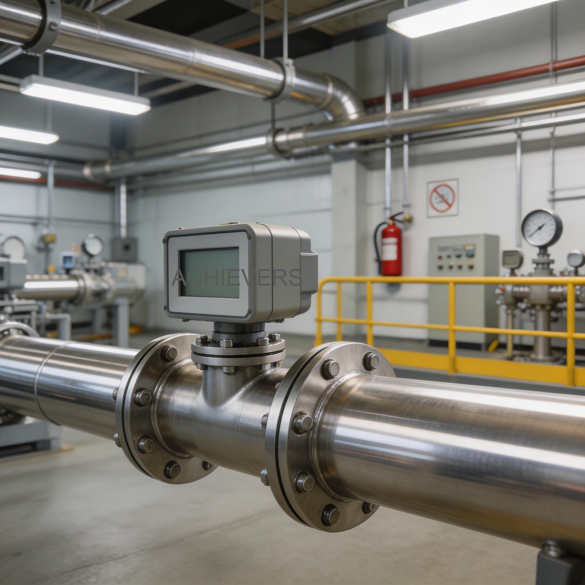 Diesel Flow Meter actively dispensing fuel into a heavy earthmoving truck at a Gujarat GIDC stone crushing plant