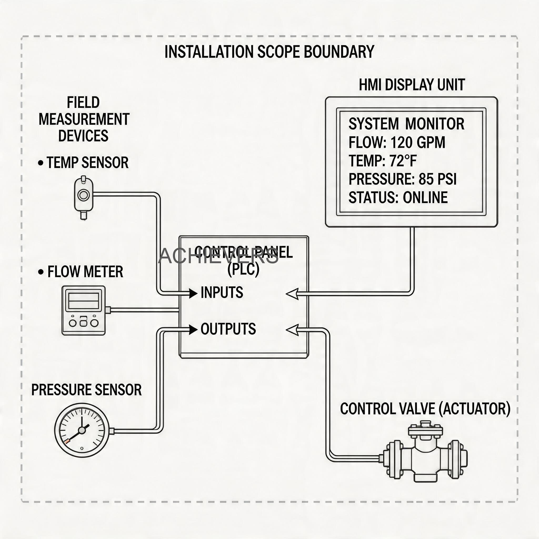 Cost breakdown chart or ROI payback timeline diagram for Diesel Flow Meter showing financial benefit over time