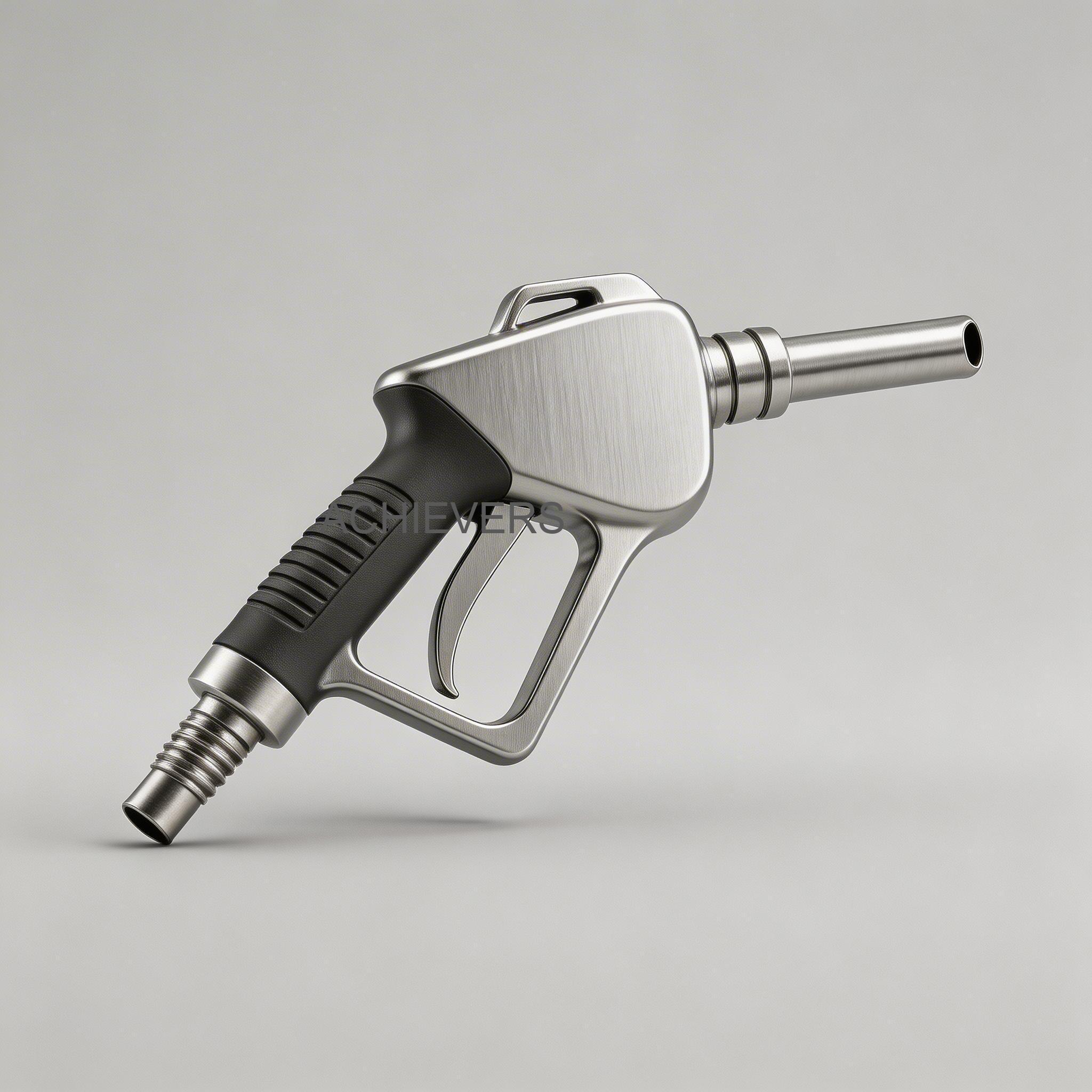 Heavy-duty automatic shut off Fuel Nozzle being used to refuel a commercial transport truck in an Indian logistics yard