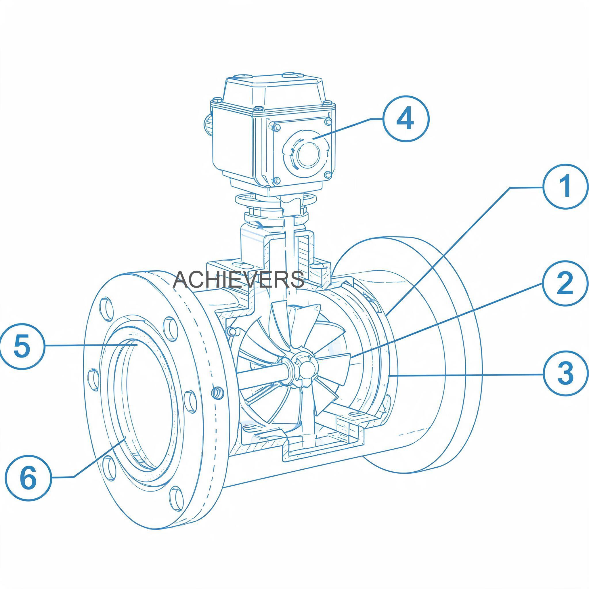 Schematic diagram of diesel dispensing flow path showing suction line, internal pump mechanism, flow meter housing, and delivery hose highlighting common air lock points