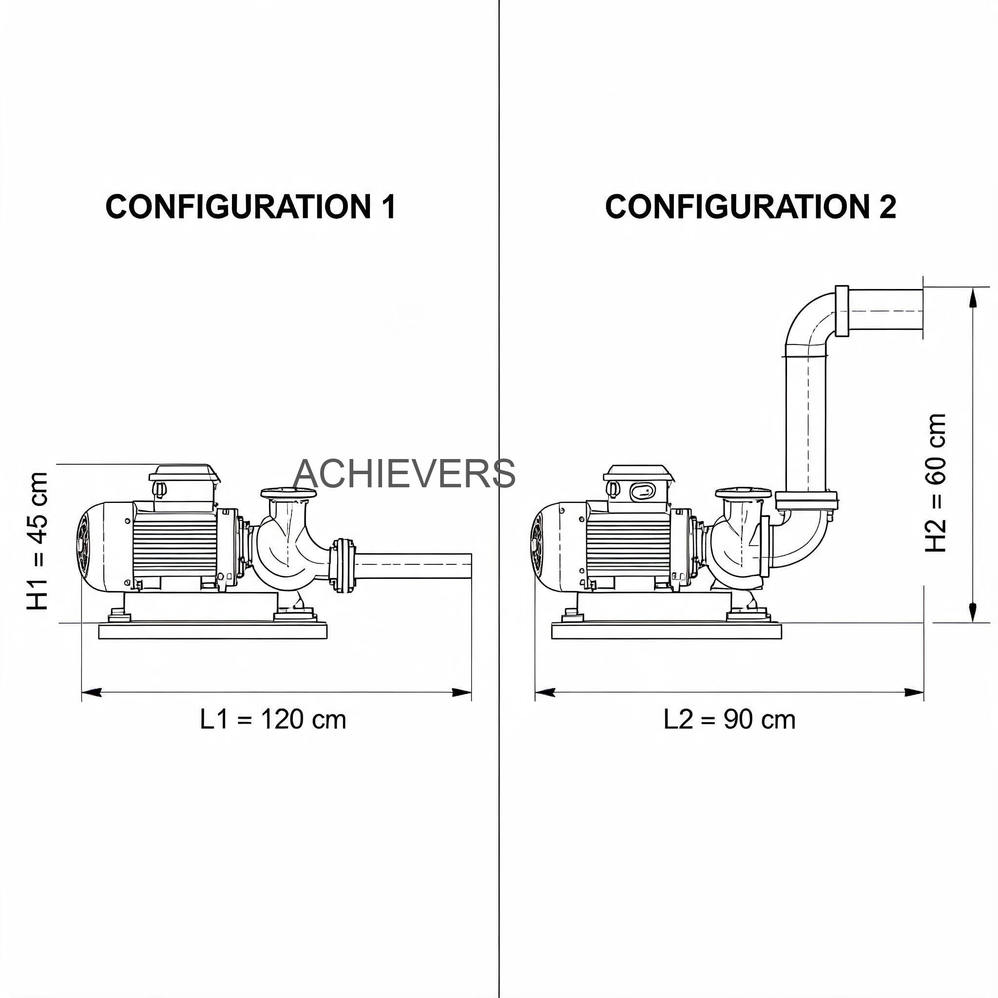 Technical comparison diagram highlighting the key differences between Diesel Flow Meter variants