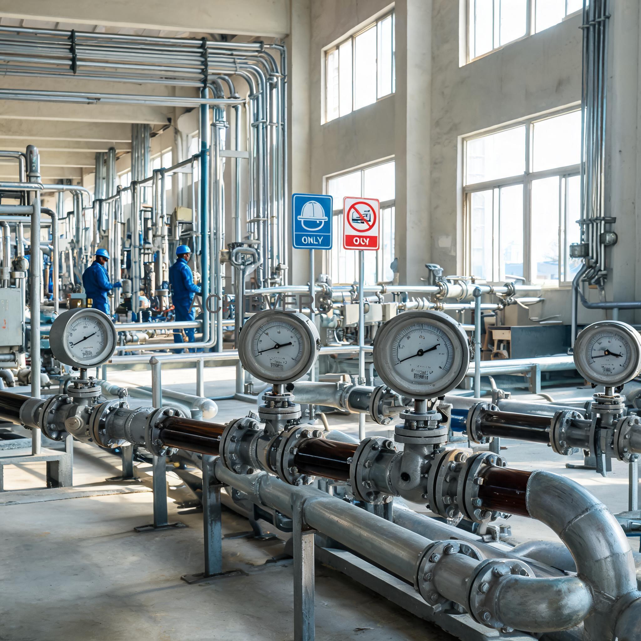Oil Flow Meters operating productively at a Gujarat industrial manufacturing site with proper housekeeping, clear digital displays, and leak-free flange connections