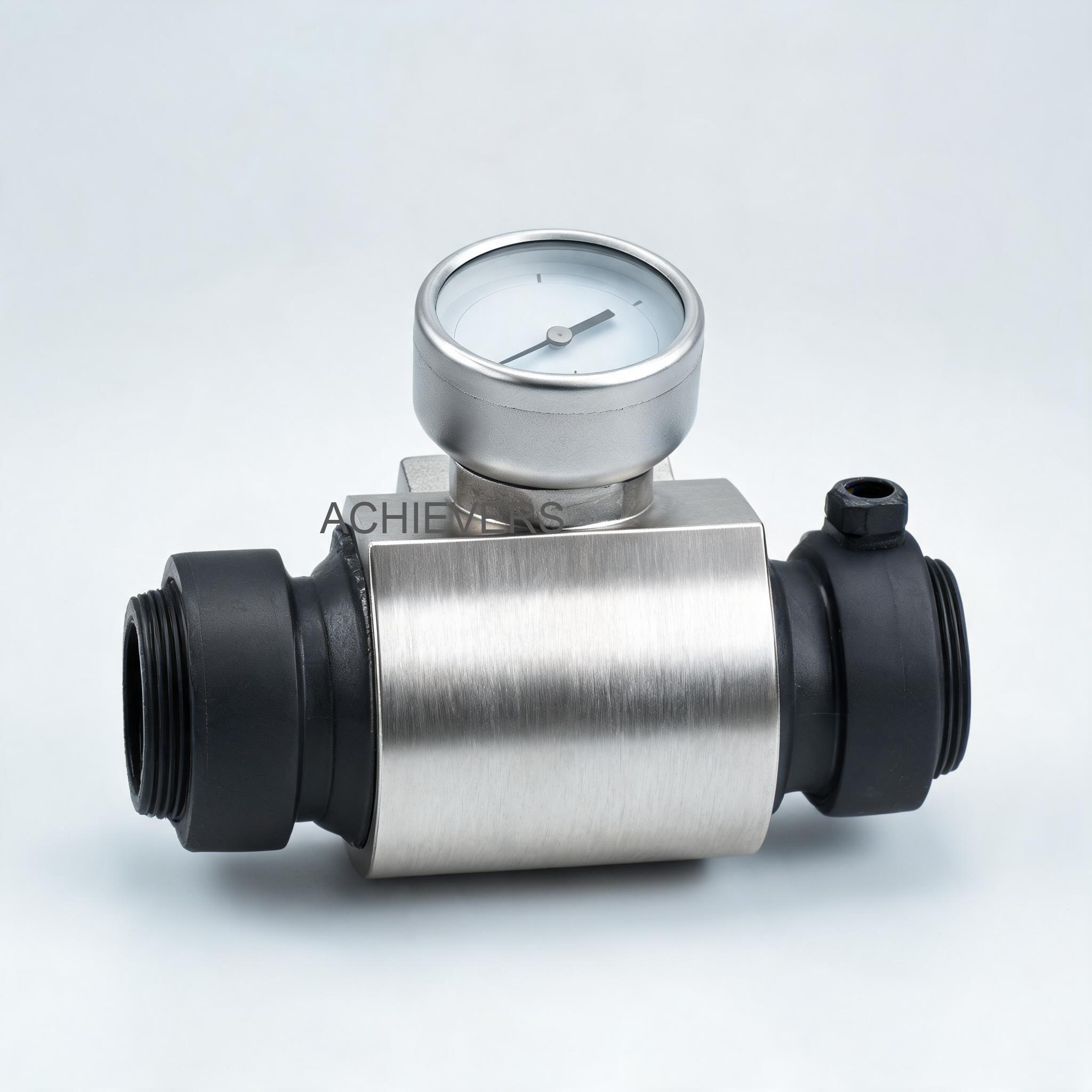 Oil Flow Meters with labeled components highlighting the oval gears, sensor elements, and outer casing that require regular maintenance for accurate positive displacement readings